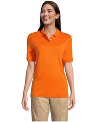 Lands' End - School Uniform Short Sleeve Interlock Polo Shirt - Lyst