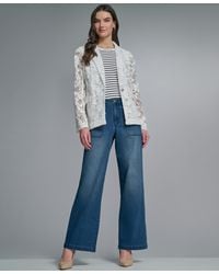 KARL LAGERFELD - Floral Lace Blazer - Lyst