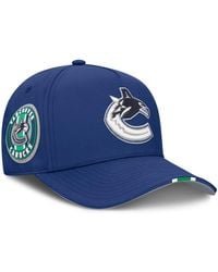 Fanatics - Vancouver Canucks 2025 Nhl Draft Authentic Pro On-stage Podium A-frame Adjustable Hat - Lyst