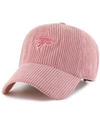 '47 - Atlanta Falcons Mellow Corduroy Clean Up Adjustable Hat - Lyst