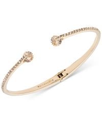Givenchy - Goldtone & Crystal Pave Cuff Bracelet - Lyst