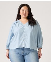 Levi's - Plus Phoebe V-neck Top - Lyst