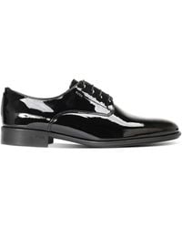BOSS - Hugo Patent Leather Colby Printed Derby Dress Shoe - Lyst