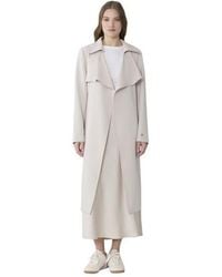 SOIA & KYO - Dimitra Relaxed-fit Belted Trench With Shirt Collar - Lyst