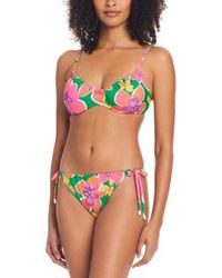 Sanctuary - Floral Print Scoop Neck Bikini Top Side Tie Hipster Bottoms - Lyst