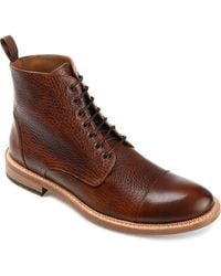 Taft - Rome Full-grain Leather Cap Toe Dress Boots - Lyst