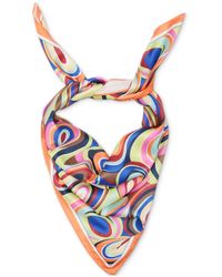 Steve Madden - Psychedelic-print Square Scarf - Lyst