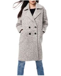 Bernardo - Curly Texture Wool Sweater Blend Coat - Lyst