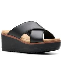 Clarks - Collection Wrenly Ivy Wedge Sandals - Lyst