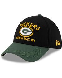 KTZ - Black/green Green Bay Packers 2025 Nfl Draft 39thirty Flex Hat - Lyst