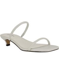 Calvin Klein - Limia Strappy Kitten Heel Sandals - Lyst