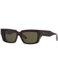 Gucci - Rectangle Sunglasses - Lyst