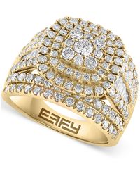 Effy - Effy Diamond Princess Shaped Halo Cluster Ring (2-1/2 Ct. T.w. - Lyst