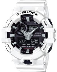 G-Shock - Analog-digital White Resin Strap Watch 54mm Ga700-7a - Lyst