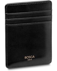 Bosca - Old Leather Deluxe Front Pocket Wallet - Lyst