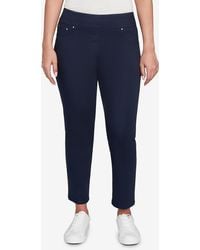 Ruby Rd. - Petite Soft Denim Faux Pocket Pants - Lyst