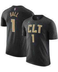 Nike - Lamelo Ball Charlotte Hornets 2022/23 City Edition Name And Number T-shirt - Lyst