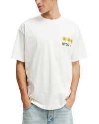 Cotton On - Box Fit New York License T-shirt - Lyst