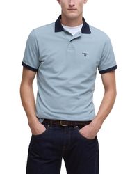 Barbour - Lynmouth Contrast Trim Short Sleeve Polo Shirt - Lyst