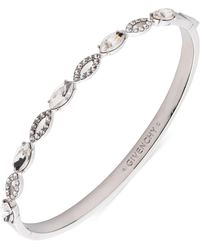 Givenchy - Pave & Marquise Crystal Bangle Bracelet - Lyst