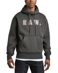 G-Star RAW - Vulcanic Raw Loose Fit Graphic Hoodie - Lyst