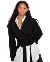 Belle & Bloom - Fast Car Cropped Trench - Lyst