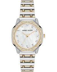 Anne Klein - Premium Crystal Accented Bracelet Watch - Lyst