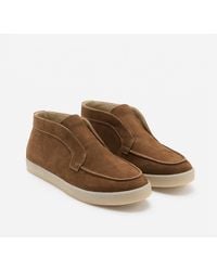 Mango - Suede Leather Ankle Boots - Lyst