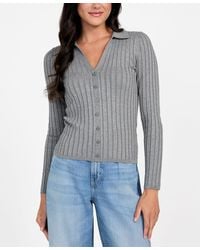 Guess - Long Sleeve Ribbed Miranda Sweater - Lyst