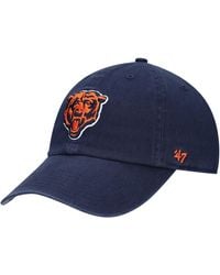 '47 - Big Boys And Girls Chicago Bears Mascot Logo Clean Up Adjustable Hat - Lyst