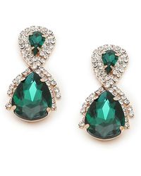 SOH - Teardrop Stone Drop Earrings - Lyst