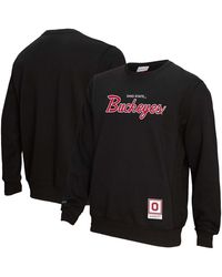 Mitchell & Ness - Ohio State Buckeyes Elite Script Pullover Sweatshirt - Lyst
