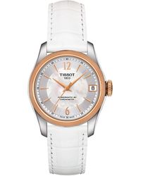 Tissot - Ballade Powermatic 80 Cosc Croc Embossed Leather Strap Watch - Lyst
