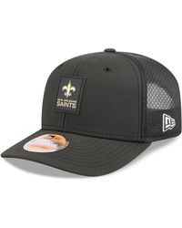 KTZ - New Orleans Saints 2025 Sideline 9seventy Trucker Adjustable Hat - Lyst