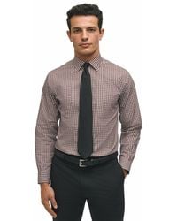 Brooks Brothers - Regular-fit Spread Collar Tartan Plaid Dress Shirt - Lyst