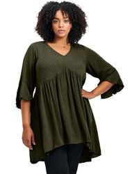 Avenue - Veronica Dobby Tunic - Lyst
