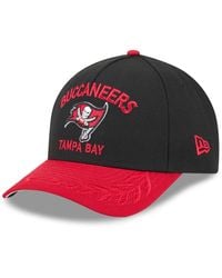 KTZ - Black/red Tampa Bay Buccaneers 2025 Nfl Draft 9forty A-frame M-crown Adjustable Hat - Lyst