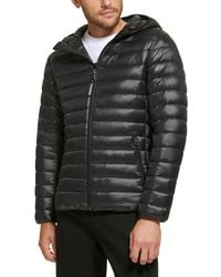 Calvin Klein - Hooded & Quilted Packable Jacket - Lyst