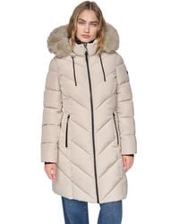 DKNY - Walker Length Puffer - Lyst