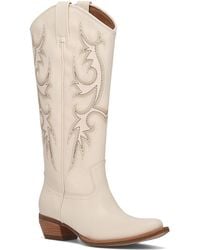 FRYE and CO - Irlene Tall Deco Stitch Almond Toe Boots - Lyst