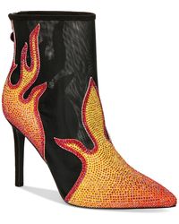 Thalia Sodi - Rayenn Embellished Pointed-toe Dress Booties - Lyst