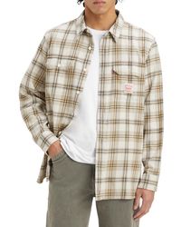 Levi's - Worker Relaxed-fit Plaid Button-down Shirt - Lyst