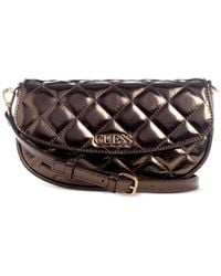 Guess - Tinsley Small Quilted Flap Shoulder Bag - Lyst