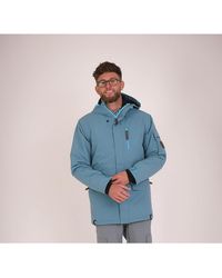 OOSC - Yeh Man Jacket Ice Blue - Lyst