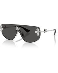 Dolce & Gabbana - Rectangle Sunglasses - Lyst