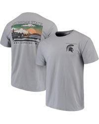 Image One - Michigan State Spartans Comfort Colors Campus Scenery T-shirt - Lyst