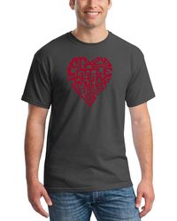 LA Pop Art - Crazy Little Thing Called Love Word Art T-shirt - Lyst