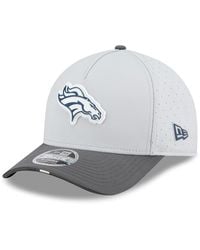 KTZ - Gray/graphite Denver Broncos 2025 Nfl Training Camp A-frame 9forty Adjustable Hat - Lyst