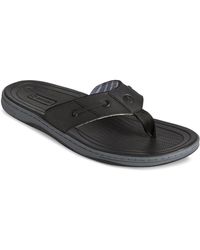 Sperry Top-Sider - Baitfish Thong Leather Sandals - Lyst