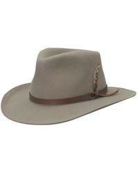 Scala - Crushable Felt Outback Hat - Lyst